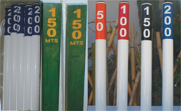 Tee Markers Marcadores de distâncias